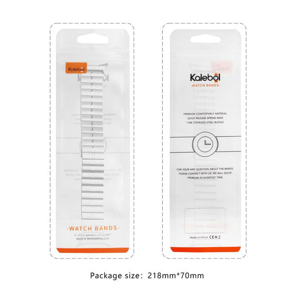 For Samsung Galaxy Watch Ultra 47mm Kalebol One-bead Stainless Steel Watch Band(Gold Silver)