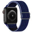For Apple Watch 46mm / 49mm / 45mm / 44mm Kalebol Eight Buckle Wavy Braided Nylon Watch Band(Navy Blue) - Watch Bands by Kalebol | Online Shopping South Africa | PMC TechLife | Buy Now Pay Later Mobicred