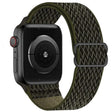 For Apple Watch 46mm / 49mm / 45mm / 44mm Kalebol Eight Buckle Wavy Braided Nylon Watch Band(Army Green) - Watch Bands by Kalebol | Online Shopping South Africa | PMC TechLife | Buy Now Pay Later Mobicred