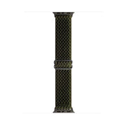 For Apple Watch 46mm / 49mm / 45mm / 44mm Kalebol Eight Buckle Wavy Braided Nylon Watch Band(Army Green)