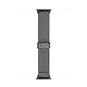 For Apple Watch 42mm / 41mm / 40mm / 38mm Kalebol Eight Buckle Wavy Braided Nylon Watch Band(Grey)