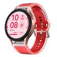 For Samsung Galaxy Watch 7  / 6 / 5 / 4 Kalebol Glacier Transparent Silicone Watch Band(Red) - free shipping - PMc TechLife - Order now!