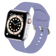 For Apple Watch 46mm / 49mm / 45mm / 44mm Kalebol Metal Pin Buckle Silicone Watch Band(Lavender) - Watch Bands by Kalebol | Online Shopping South Africa | PMC TechLife | Buy Now Pay Later Mobicred