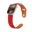 For Apple Watch 42mm / 41mm / 40mm / 38mm Kalebol Large Stud Buckle Leather Watch Band(Red) - free shipping - PMc TechLife - Order now!