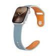 For Apple Watch 42mm / 41mm / 40mm / 38mm Kalebol Large Stud Buckle Leather Watch Band(Haze Blue) - free shipping - PMc TechLife - Order now!