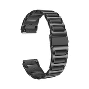 Kalebol 22mm Tooling Metal Zinc Alloy Watch Band(Black)