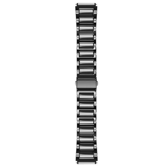Kalebol 22mm Tooling Metal Zinc Alloy Watch Band(Black)
