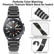 Kalebol 22mm Tooling Metal Zinc Alloy Watch Band(Black)