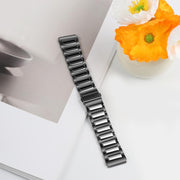 Kalebol 22mm Tooling Metal Zinc Alloy Watch Band(Black)