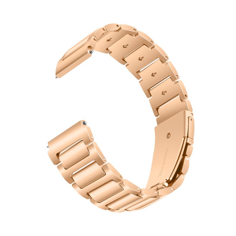 Kalebol 22mm Tooling Metal Zinc Alloy Watch Band(Rose Gold)
