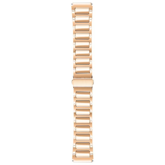 Kalebol 22mm Tooling Metal Zinc Alloy Watch Band(Rose Gold)