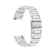 Kalebol 22mm Tooling Metal Zinc Alloy Watch Band(Silver)