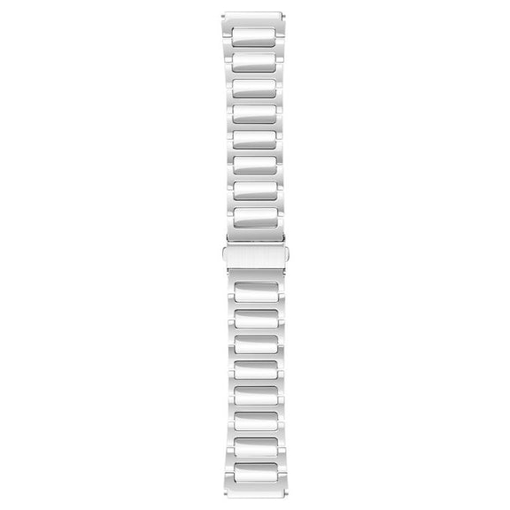 Kalebol 22mm Tooling Metal Zinc Alloy Watch Band(Silver)