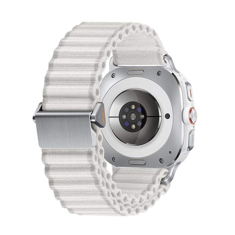 For Samsung Galaxy Watch Ultra 47mm / Ultra 2025 Kalebol Ocean Loop Nylon Braided Watch Band(White) - free shipping - PMc TechLife - Order now!