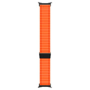 For Samsung Galaxy Watch Ultra 47mm Kalebol Ocean Loop Nylon Braided Watch Band(Orange)