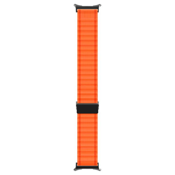 For Samsung Galaxy Watch Ultra 47mm Kalebol Ocean Loop Nylon Braided Watch Band(Orange)