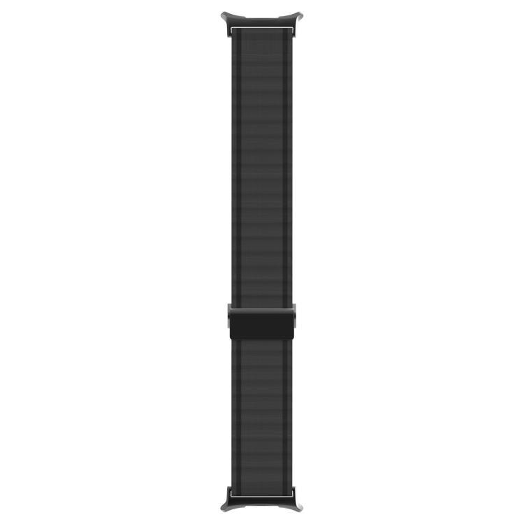 For Samsung Galaxy Watch Ultra 47mm Kalebol Ocean Loop Nylon Braided Watch Band(Dark Grey)