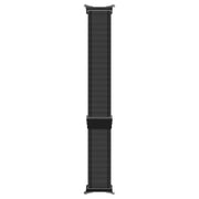 For Samsung Galaxy Watch Ultra 47mm Kalebol Ocean Loop Nylon Braided Watch Band(Dark Grey)