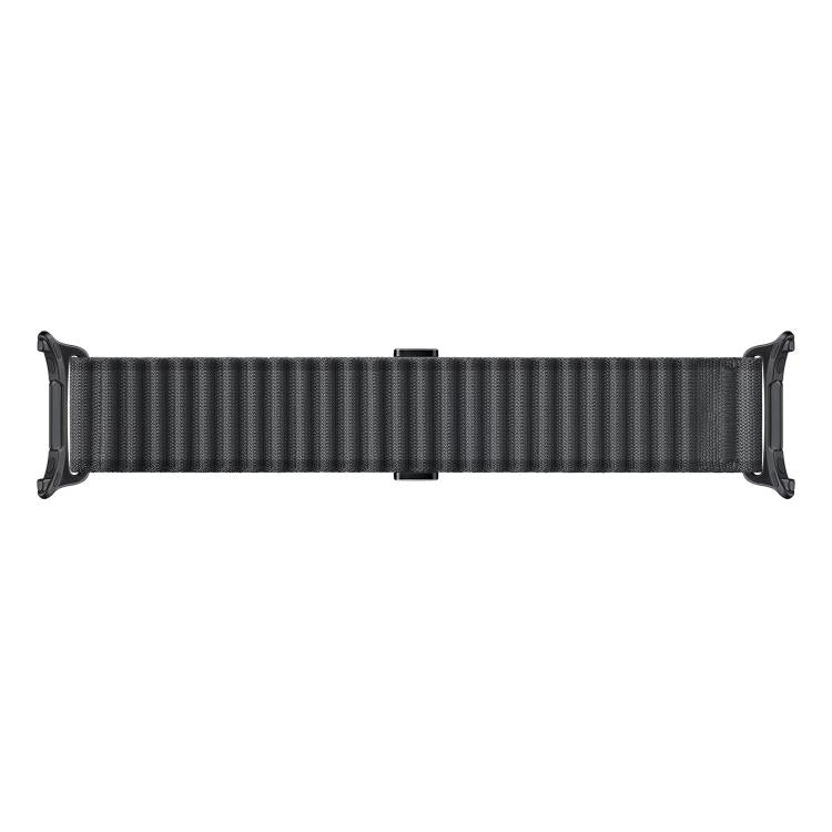 For Samsung Galaxy Watch Ultra 47mm Kalebol Ocean Loop Nylon Braided Watch Band(Dark Grey)