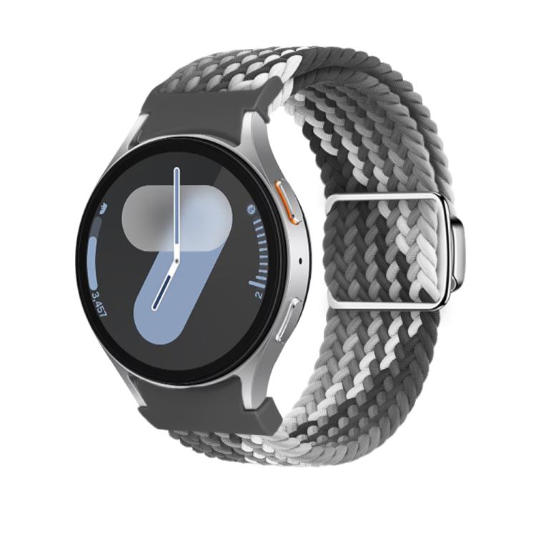 For Samsung Galaxy Watch 5 Pro / 6 / 7 Kalebol Button Braided Loop Magnetic Buckle Watch Band(Dark Chocolate) - free shipping - PMc TechLife - Order now!