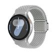 For Samsung Galaxy Watch 5 Pro / 6 / 7 Kalebol Button Braided Loop Magnetic Buckle Watch Band(Light Grey) - free shipping - PMc TechLife - Order now!