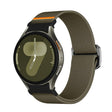 For Samsung Galaxy Watch 5 Pro / 6 / 7 Kalebol Button Elastic Nylon Watch Band(Army Green) - free shipping - PMc TechLife - Order now!