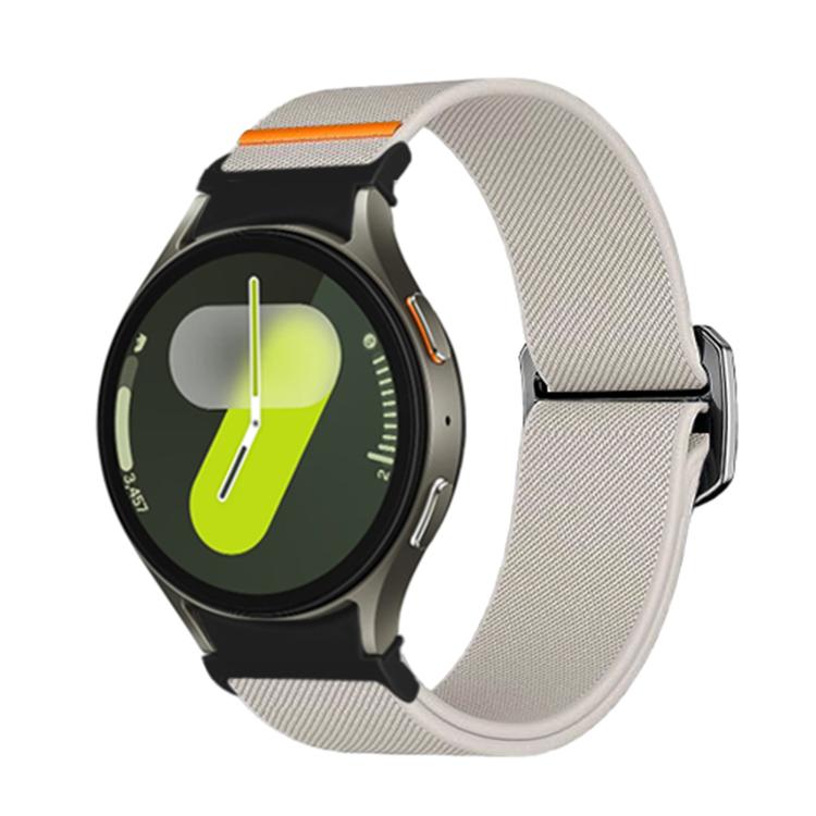 For Samsung Galaxy Watch 5 Pro / 6 / 7 Kalebol Button Elastic Nylon Watch Band(Starlight) - free shipping - PMc TechLife - Order now!