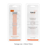 For Samsung Galaxy Watch 5 Pro / 6 / 7 Kalebol Button Elastic Nylon Watch Band(Wine Red)