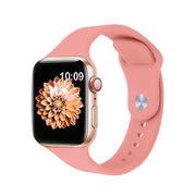 For Apple Watch 46mm / 49mm / 45mm / 44mm Kalebol Reverse Buckle Silicone Watch Band(Watermelon Red)