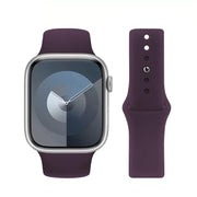 For Apple Watch 46mm / 49mm / 45mm / 44mm Kalebol Reverse Buckle Silicone Watch Band(Violet)