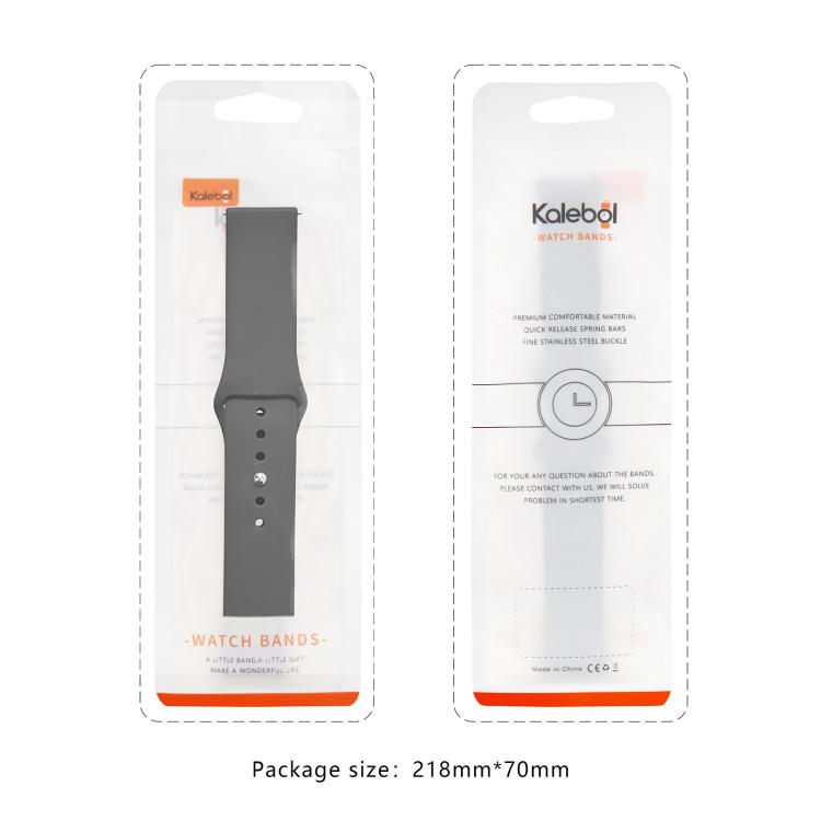 For Apple Watch 42mm / 41mm / 40mm / 38mm Kalebol Reverse Buckle Silicone Watch Band(Dark Purple) - Watch Bands by Kalebol | Online Shopping South Africa | PMC TechLife | Buy Now Pay Later Mobicred