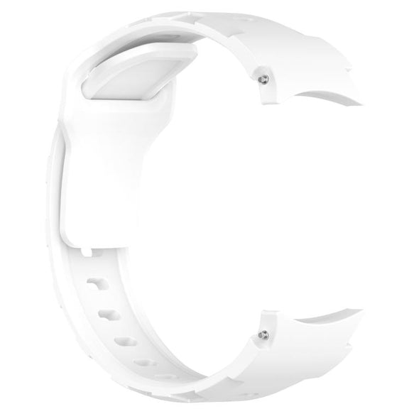 For Samsung Galaxy Watch 5 Pro / 6 / 7 Kalebol Armor Silicone Watch Band(White)