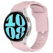 For Samsung Galaxy Watch 5 Pro / 6 / 7 Kalebol Armor Silicone Watch Band(Pink)