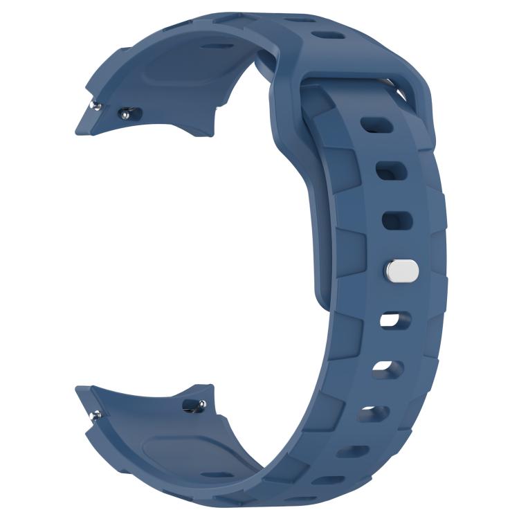 For Samsung Galaxy Watch 5 Pro / 6 / 7 Kalebol Armor Silicone Watch Band(Official Dark Blue)
