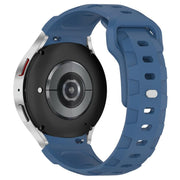 For Samsung Galaxy Watch 5 Pro / 6 / 7 Kalebol Armor Silicone Watch Band(Official Dark Blue)