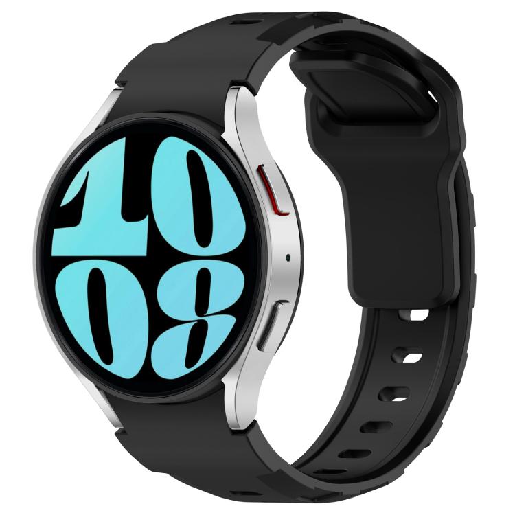 For Samsung Galaxy Watch 5 Pro / 6 / 7 Kalebol Armor Silicone Watch Band(Black) - free shipping - PMc TechLife - Order now!