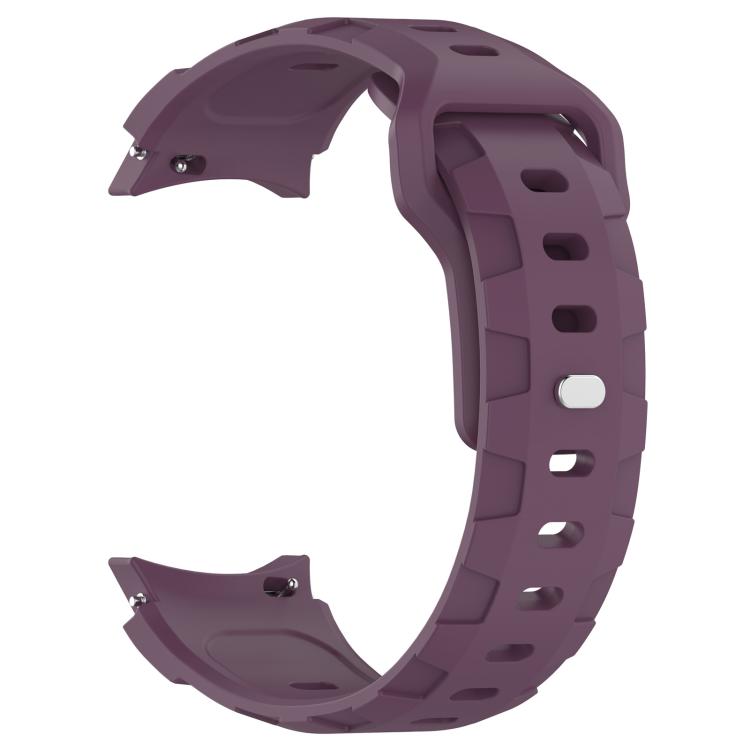 For Samsung Galaxy Watch 5 Pro / 6 / 7 Kalebol Armor Silicone Watch Band(Wine Red)
