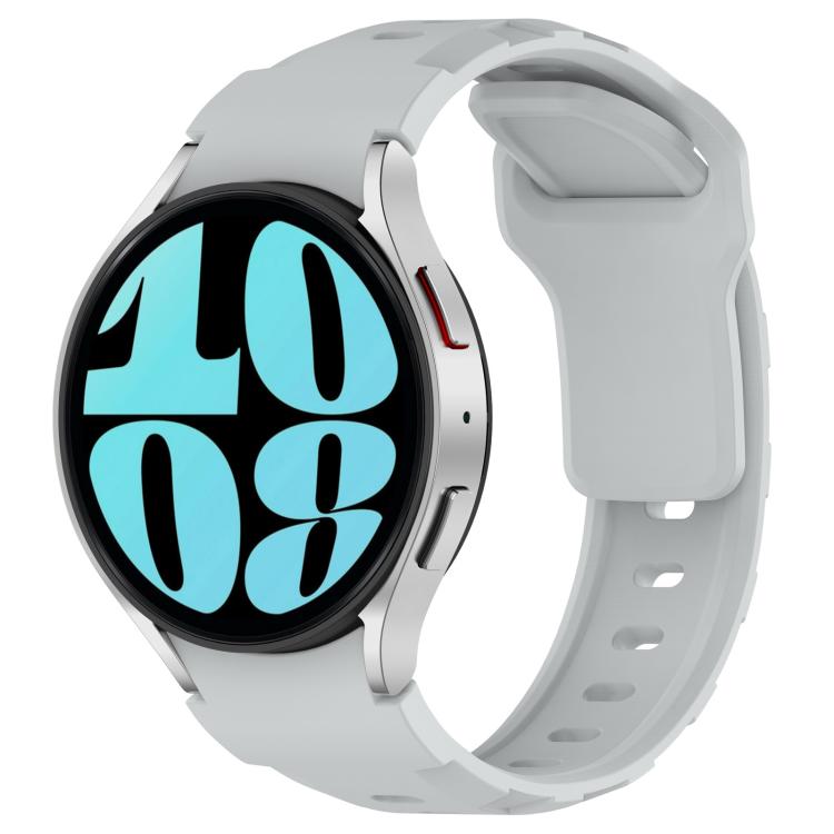 For Samsung Galaxy Watch 5 Pro / 6 / 7 Kalebol Armor Silicone Watch Band(Light Grey) - free shipping - PMc TechLife - Order now!