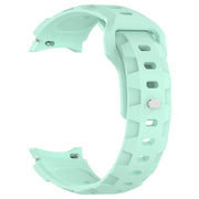 For Samsung Galaxy Watch 5 Pro / 6 / 7 Kalebol Armor Silicone Watch Band(Teal)
