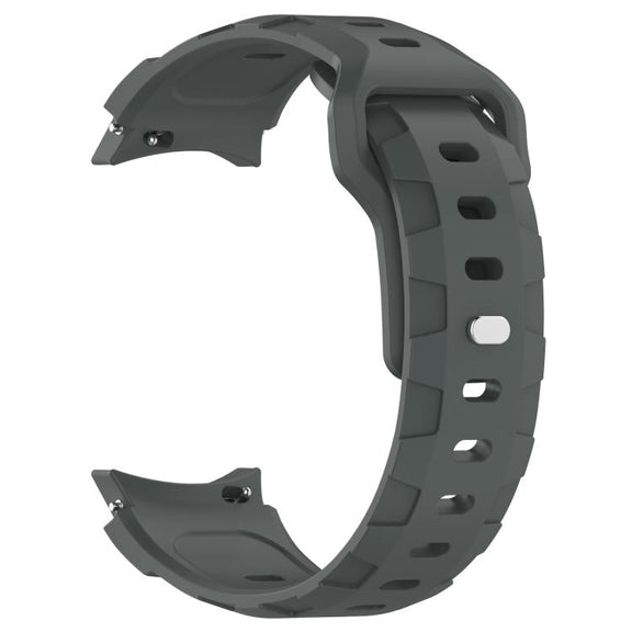 For Samsung Galaxy Watch 5 Pro / 6 / 7 Kalebol Armor Silicone Watch Band(Space Grey)
