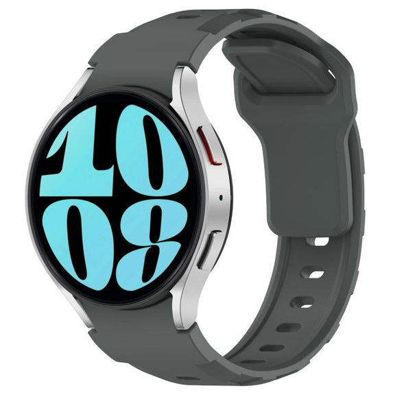 For Samsung Galaxy Watch 5 Pro / 6 / 7 Kalebol Armor Silicone Watch Band(Space Grey)