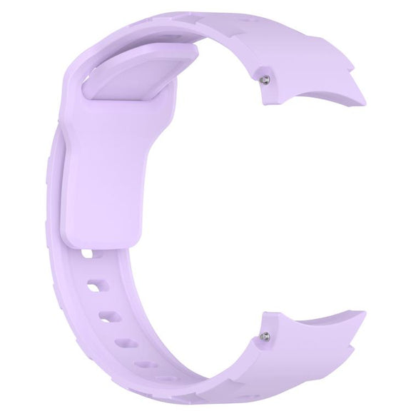 For Samsung Galaxy Watch 5 Pro / 6 / 7 Kalebol Armor Silicone Watch Band(Purple)
