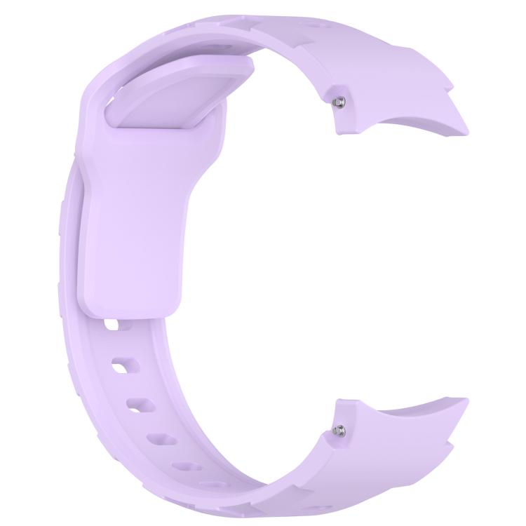 For Samsung Galaxy Watch 5 Pro / 6 / 7 Kalebol Armor Silicone Watch Band(Purple)