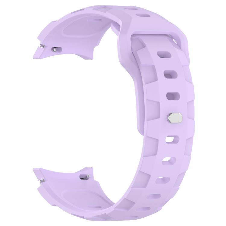 For Samsung Galaxy Watch 5 Pro / 6 / 7 Kalebol Armor Silicone Watch Band(Purple)