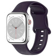 For Apple Watch 46mm / 49mm / 45mm / 44mm Kalebol 8-shaped Buckle Butterfly Embossed Silicone Watch Band(Dark Purple) - Watch Bands by Kalebol | Online Shopping South Africa | PMc TechLife | Buy Now Pay Later Mobicred