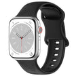 For Apple Watch 46mm / 49mm / 45mm / 44mm Kalebol 8-shaped Buckle Butterfly Embossed Silicone Watch Band(Black) - free shipping - PMc TechLife - Order now!