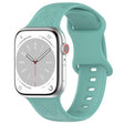 For Apple Watch 46mm / 49mm / 45mm / 44mm Kalebol 8-shaped Buckle Butterfly Embossed Silicone Watch Band(Cactus Green) - free shipping - PMc TechLife - Order now!