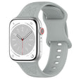For Apple Watch 42mm / 41mm / 40mm / 38mm Kalebol 8-shaped Buckle Butterfly Embossed Silicone Watch Band(Grey) - free shipping - PMc TechLife - Order now!