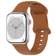 For Apple Watch 42mm / 41mm / 40mm / 38mm Kalebol 8-shaped Buckle Butterfly Embossed Silicone Watch Band(Coffee) - free shipping - PMc TechLife - Order now!