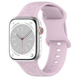 For Apple Watch 42mm / 41mm / 40mm / 38mm Kalebol 8-shaped Buckle Butterfly Embossed Silicone Watch Band(Lavender) - free shipping - PMc TechLife - Order now!